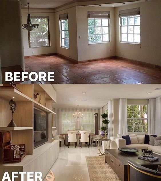 interior design before and after transformation